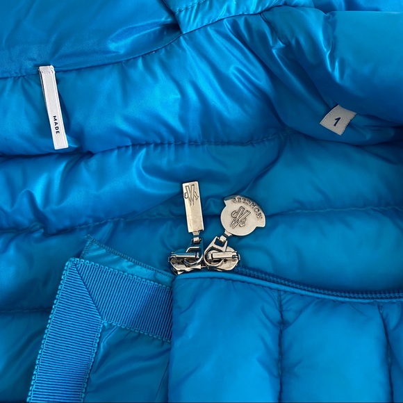 Moncler blue down jacket - Picture 11 of 13